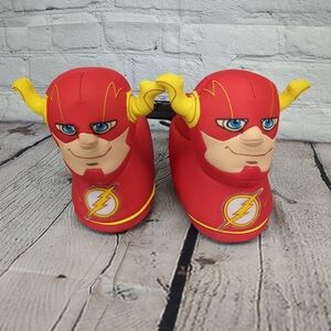 Kids Flash Superhero Costume Shoes - Red and Yellow